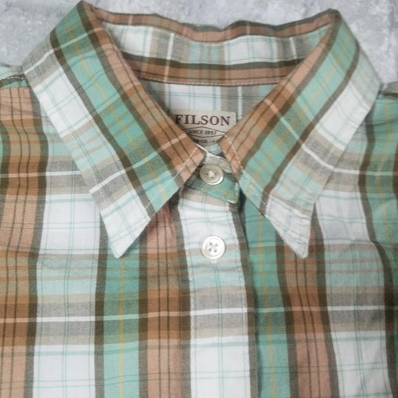 Filson Hyland Women's Button Down Size Large - Picture 2 of 5